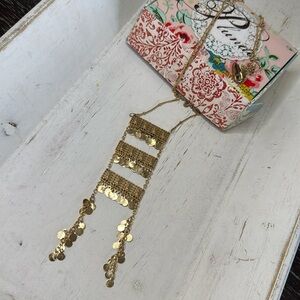 Plunder Design Vintage‎ Gold Boho Necklace